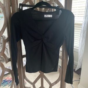 Hollister, fitted long sleeve top